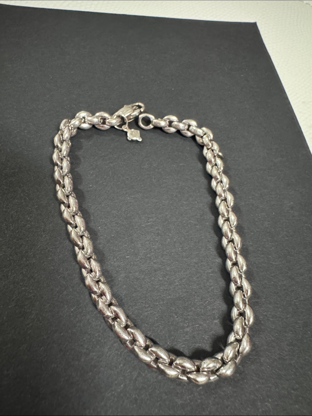David Yurman Silver Rope Chain Necklace